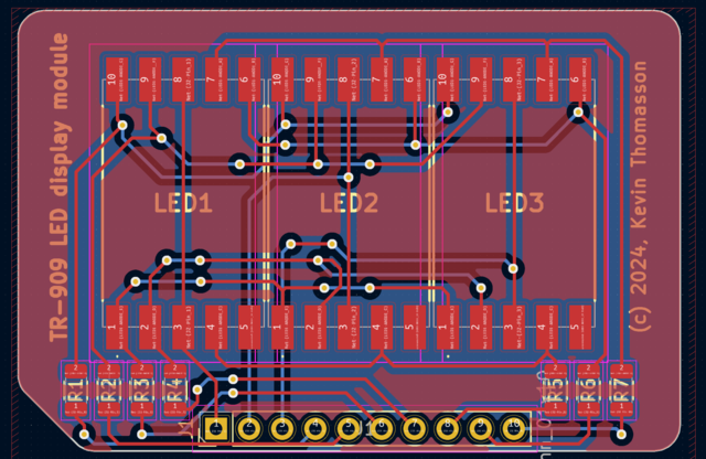 PCB design finished in KiCad